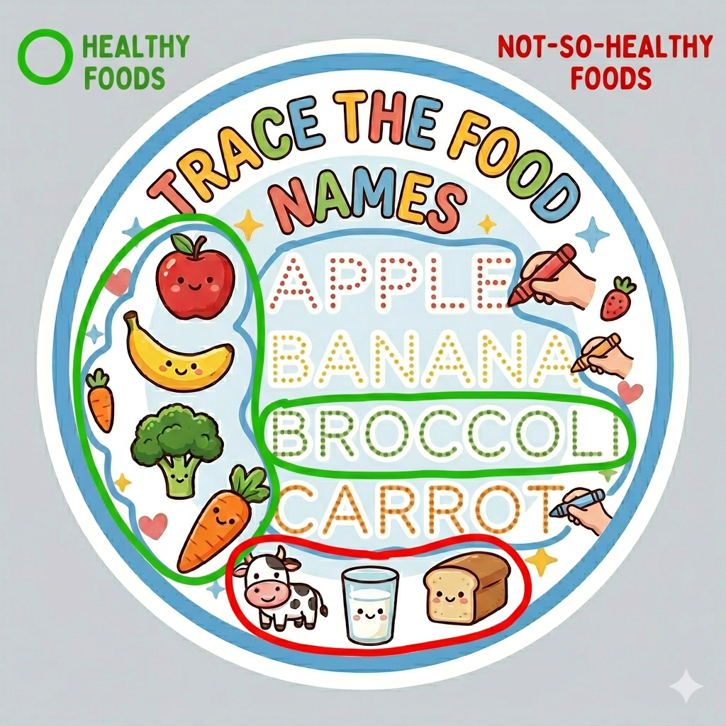 Circle the Healthy Foods