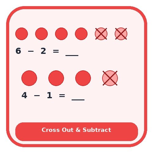 Cross Out and Subtract